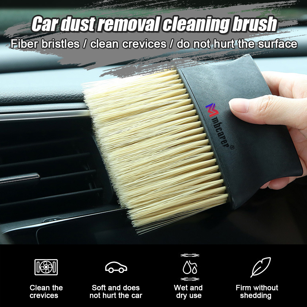 Car Interior Cleaning Tool Air Conditioner Air Outlet Cleaning Brush Car Soft Brush Car Crevice Dust Removal Artifact Brush