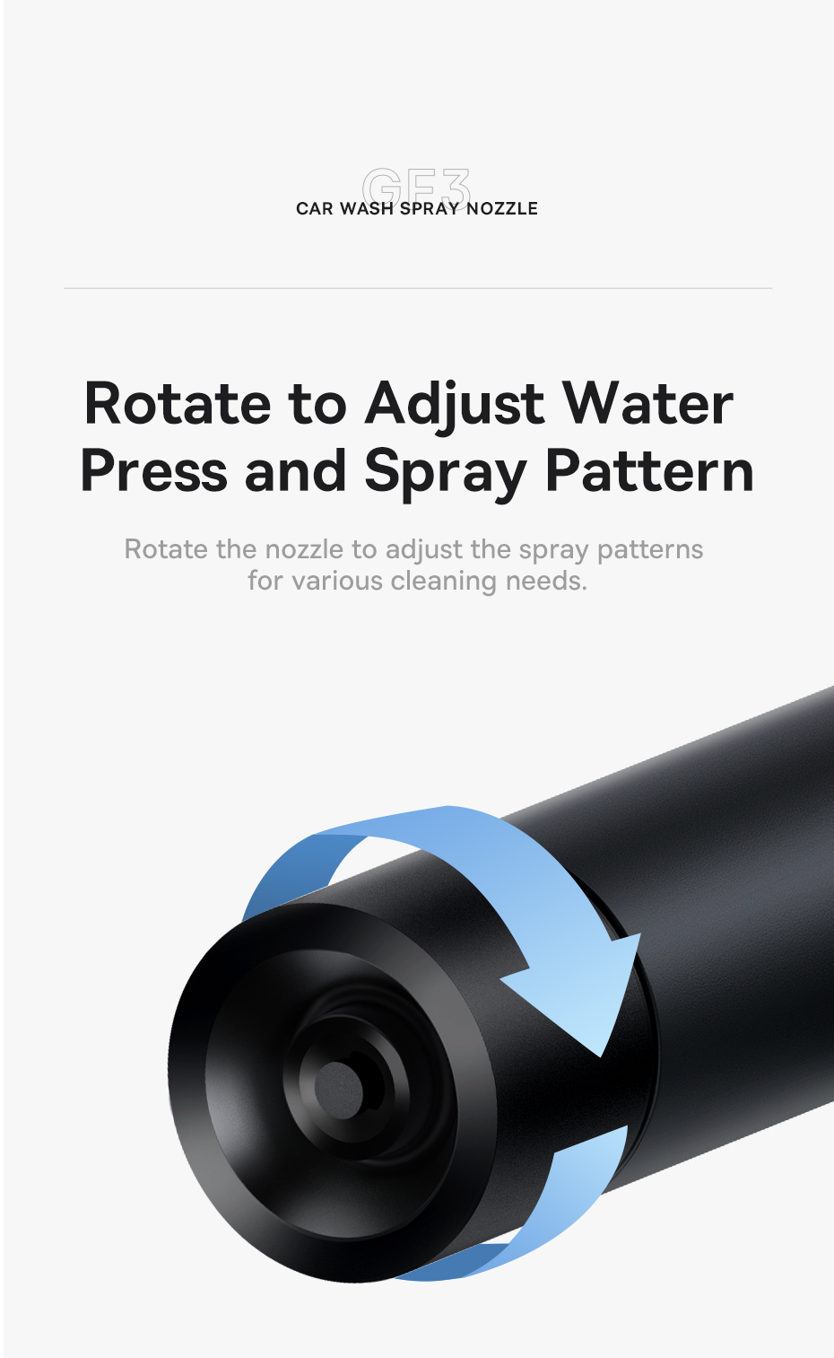 Baseus Car Wash High Pressure Water Gun Spray Nozzle Car Washers For Auto Home Garden Portable Washer Car Cleaning Accessories