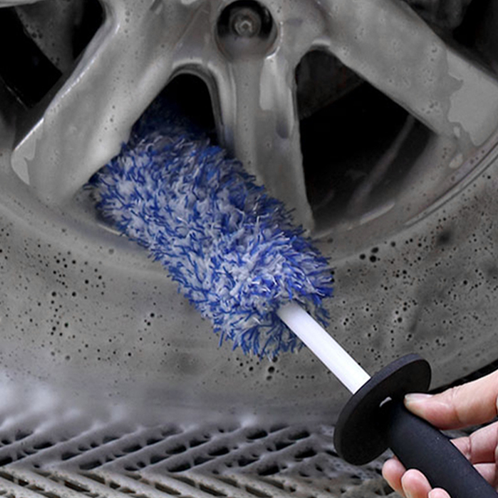 Car Wash Super Brush Microfiber Premium Wheels Brush Non-Slip Handle Easy To Cleaning Rims Spokes Wheel Barrel Car Accessories Car Wash Super Brush Microfiber Premium Wheels Brush Non-Slip Handle Easy To Cleaning Rims Spokes Wheel Barrel Car Accessories