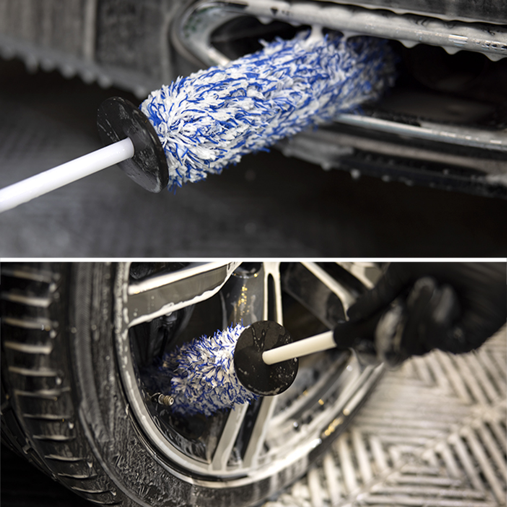 Car Wash Super Brush Microfiber Premium Wheels Brush Non-Slip Handle Easy To Cleaning Rims Spokes Wheel Barrel Car Accessories Car Wash Super Brush Microfiber Premium Wheels Brush Non-Slip Handle Easy To Cleaning Rims Spokes Wheel Barrel Car Accessories