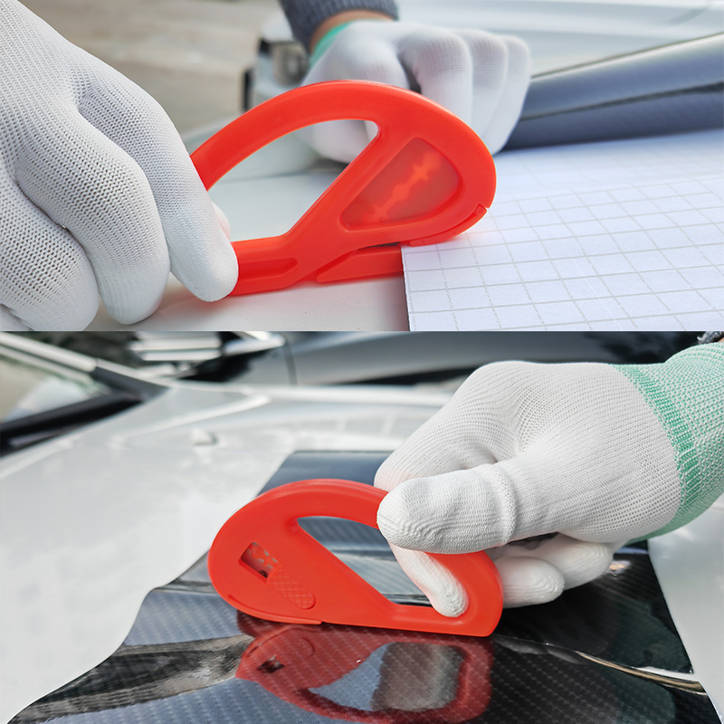 Car Wrapping Tools Kit Vinyl Scraper Cutter Film Squeegee Vinyl Spatulas Plastic Wrap Tool Window Tinting Tools Car Accessories