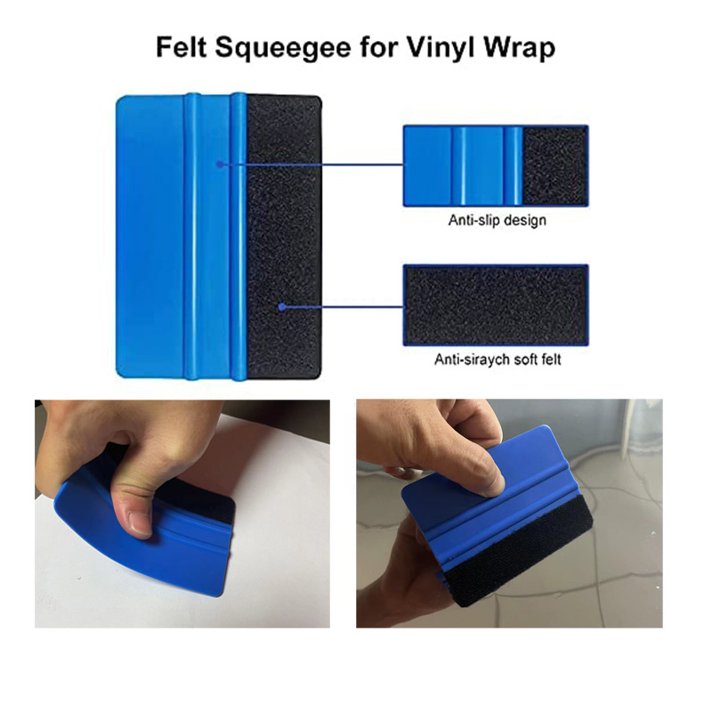 Car Wrapping Tools Kit Vinyl Scraper Cutter Film Squeegee Vinyl Spatulas Plastic Wrap Tool Window Tinting Tools Car Accessories