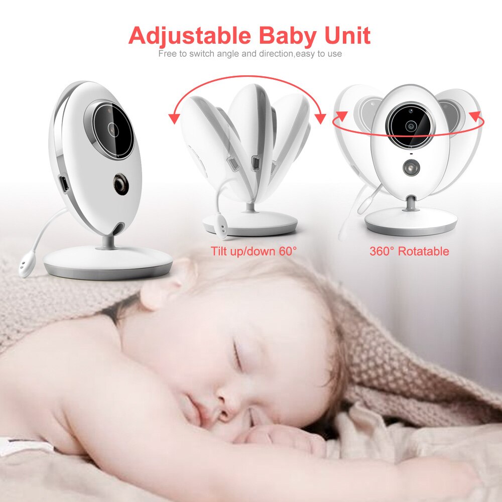 Wireless LCD Audio Video Baby Monitor VB605 Radio Nanny Music Intercom IR 24h Portable Baby Camera Baby Walkie Talkie Babysitter Wireless LCD Audio Video Baby Monitor VB605 Radio Nanny Music Intercom IR 24h Portable Baby Camera Baby Walkie Talkie Babysitter
