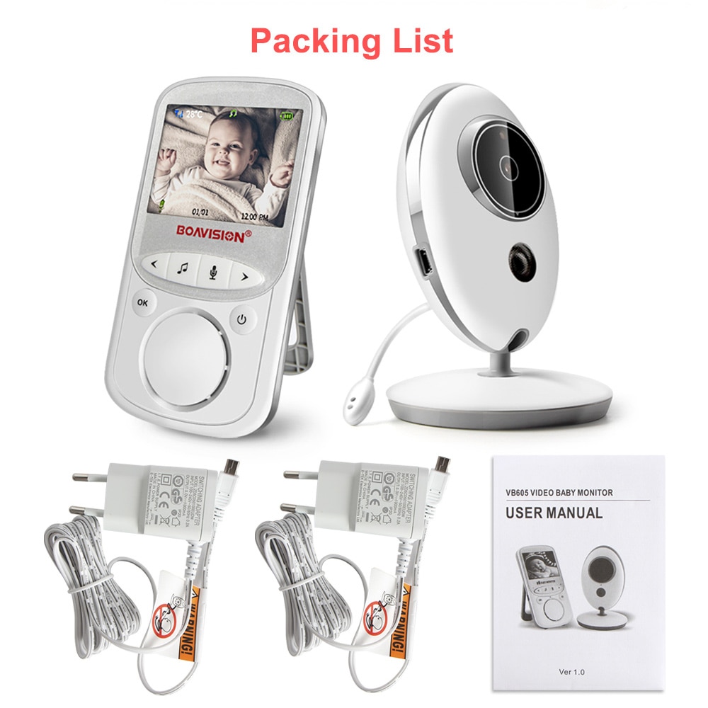 Wireless LCD Audio Video Baby Monitor VB605 Radio Nanny Music Intercom IR 24h Portable Baby Camera Baby Walkie Talkie Babysitter Wireless LCD Audio Video Baby Monitor VB605 Radio Nanny Music Intercom IR 24h Portable Baby Camera Baby Walkie Talkie Babysitter