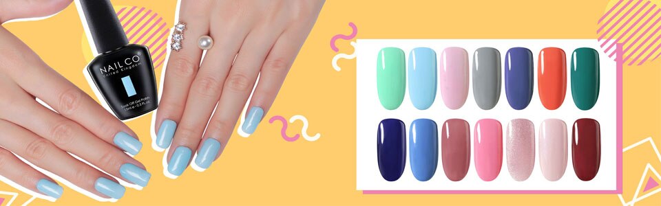 NAILCO 15ml 20pcs Gel Nail Polish Set Spring Summer Color UV Gel Nail Art All For Manicure  Gel Paint For DIY Professionals