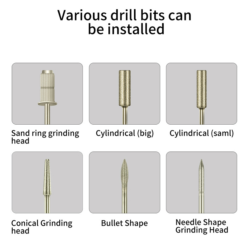 Manicure Set Acrylic Nail Kit With LED Nail Lamp Semi Permanent Varnish Acrylic Extension Gel Kit Electric Nail Drill Nail Tool