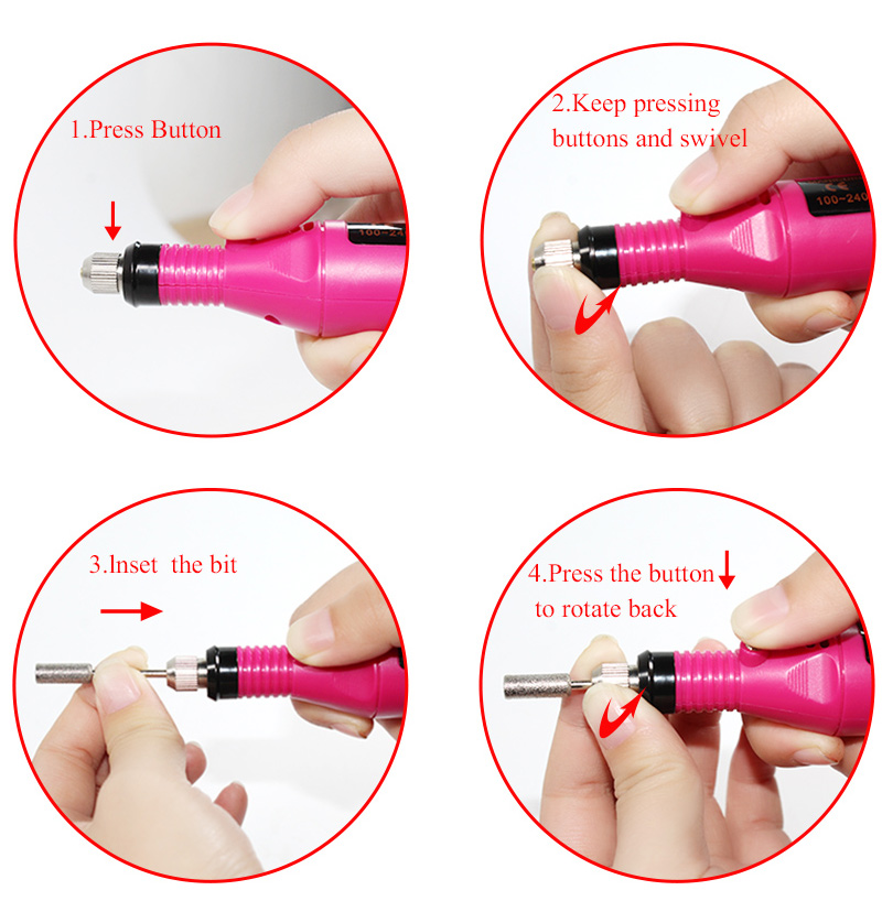 Manicure Set Acrylic Nail Kit With LED Nail Lamp Semi Permanent Varnish Acrylic Extension Gel Kit Electric Nail Drill Nail Tool