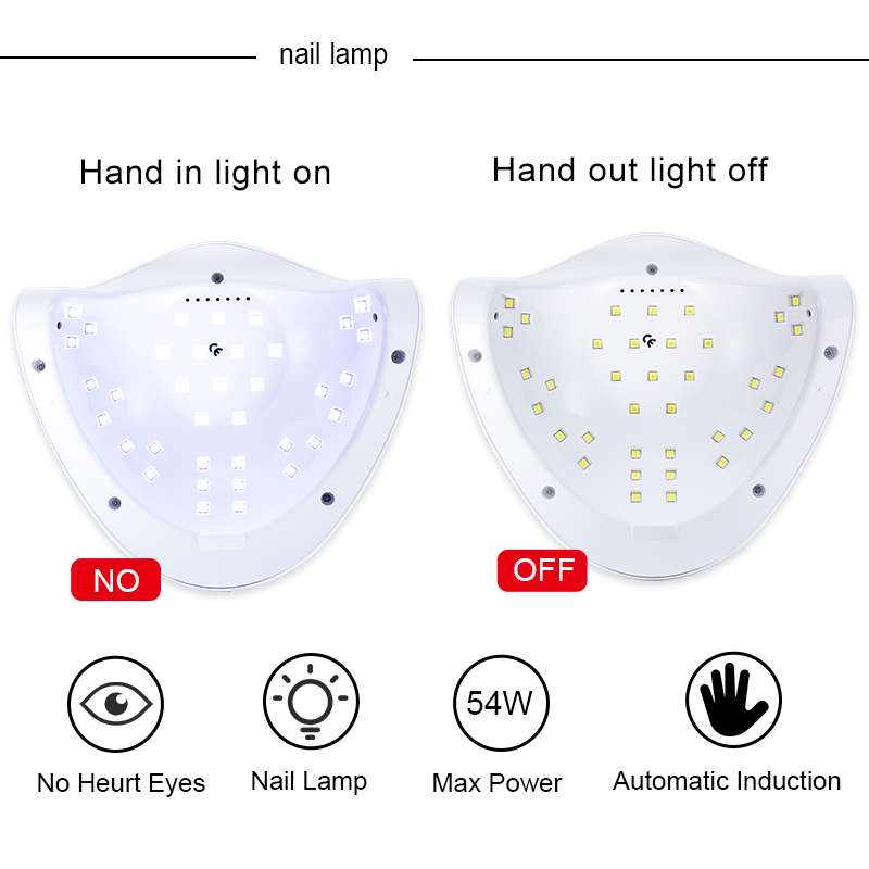 Manicure Set Acrylic Nail Kit With LED Nail Lamp Semi Permanent Varnish Acrylic Extension Gel Kit Electric Nail Drill Nail Tool