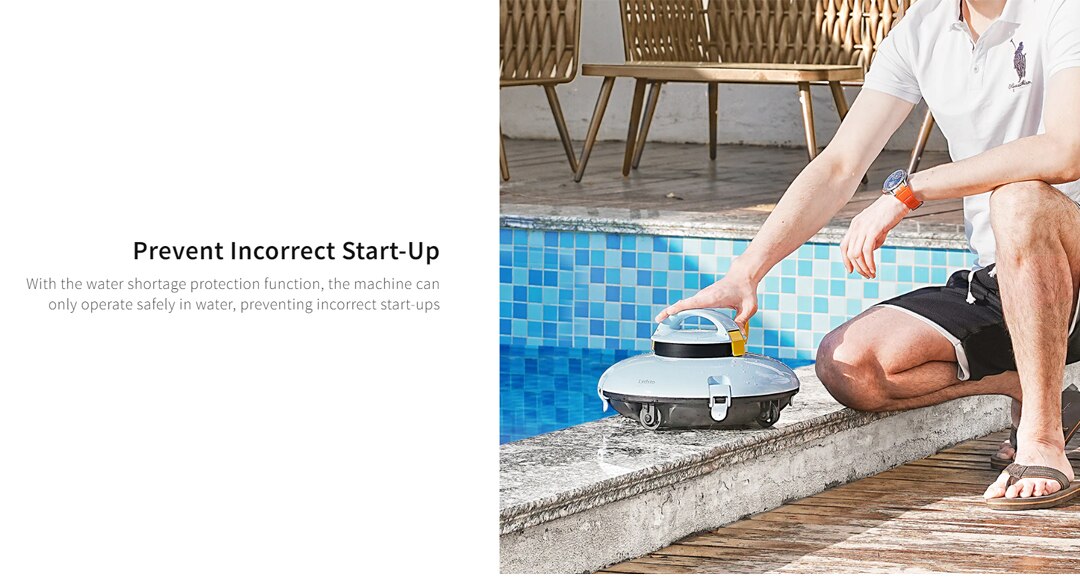 Lydsto Cordless Robotic Pool Cleaner Automatic Swimming Pool Vacuum Cleaner wireless robot vacuum cleaner for pool Auto-parking