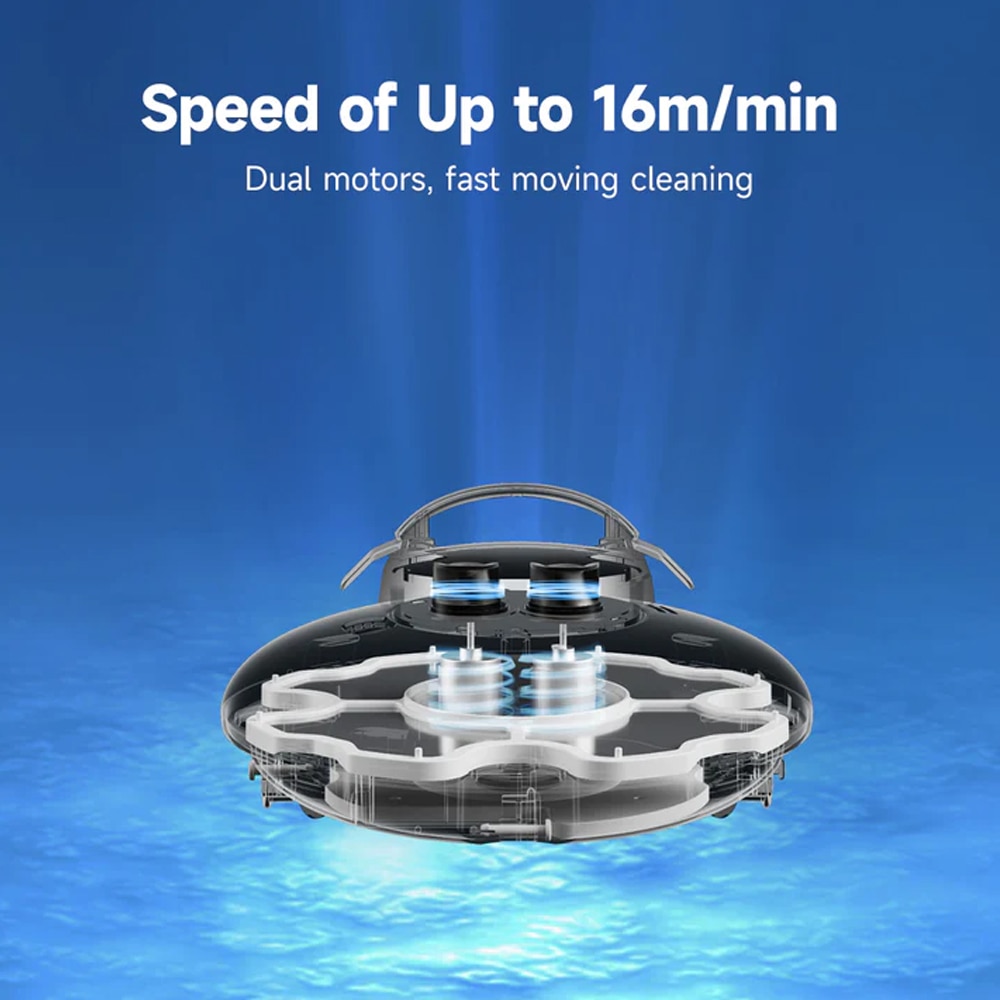 Lydsto Cordless Robotic Pool Cleaner Automatic Swimming Pool Vacuum Cleaner wireless robot vacuum cleaner for pool Auto-parking Lydsto Cordless Robotic Pool Cleaner Automatic Swimming Pool Vacuum Cleaner wireless robot vacuum cleaner for pool Auto-parking