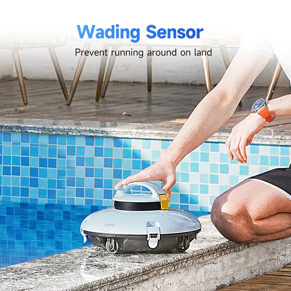 Lydsto Cordless Robotic Pool Cleaner Automatic Swimming Pool Vacuum Cleaner wireless robot vacuum cleaner for pool Auto-parking Lydsto Cordless Robotic Pool Cleaner Automatic Swimming Pool Vacuum Cleaner wireless robot vacuum cleaner for pool Auto-parking