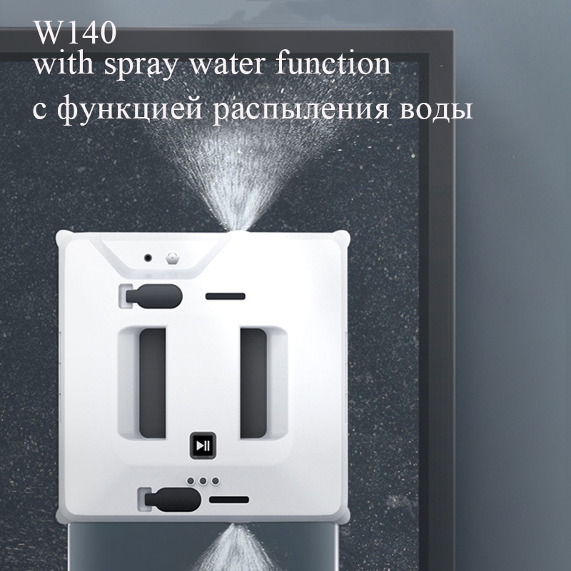Robot Window Cleaner With Sprayer Home Appliance Smart Remote Controls Square High Suction For Window Wall Washing Water Spray Robot Window Cleaner With Sprayer Home Appliance Smart Remote Controls Square High Suction For Window Wall Washing Water Spray