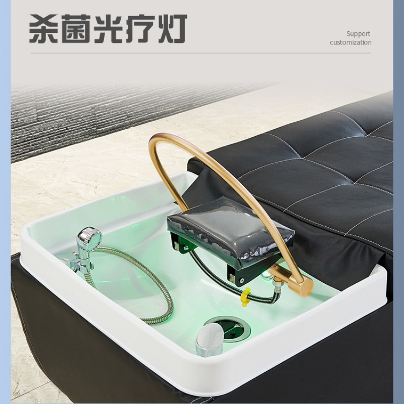 Water Therapy Hair Washing Bed Head Spa Sink Shower Head Stylist Shampoo Chair Salon Silla Peluqueria Salon Furniture MQ50SC