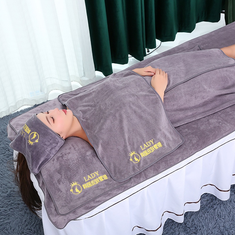 SPA Beauty Salon Towel Pack Bandana Bath Towel Bath Skirt Belt Hole Making Bed Towel Towel Set Bathroom Accessories Sets SPA Beauty Salon Towel Pack Bandana Bath Towel Bath Skirt Belt Hole Making Bed Towel Towel Set Bathroom Accessories Sets
