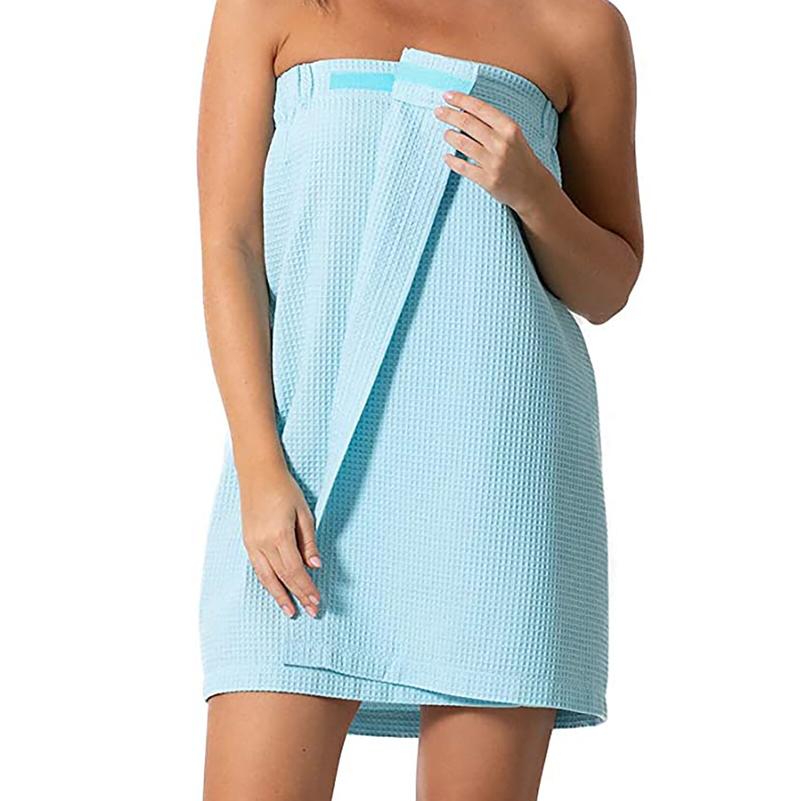Ladies Bath Towel Women’s Waffle-SPA Body Wrap With Adjustable Closure Home Textile Towel Women Robes Bath Wearable Towel