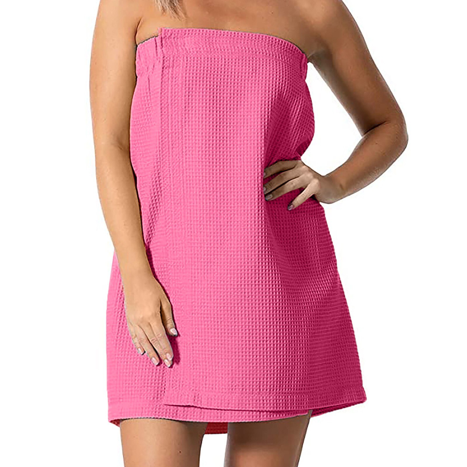 Ladies Bath Towel Women’s Waffle-SPA Body Wrap With Adjustable Closure Home Textile Towel Women Robes Bath Wearable Towel