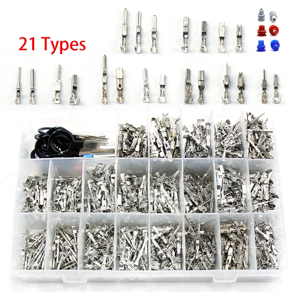 Car Electrical Wire Terminal 1/1.5/1.8/2.2/2.8/3.5mm Auto Electric Connector Plug Removal Male Female Crimp Automotive Plug Pins Car Electrical Wire Terminal 1/1.5/1.8/2.2/2.8/3.5mm Auto Electric Connector Plug Removal Male Female Crimp Automotive Plug Pins