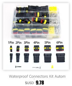 Car Electrical Wire Terminal 1/1.5/1.8/2.2/2.8/3.5mm Auto Electric Connector Plug Removal Male Female Crimp Automotive Plug Pins