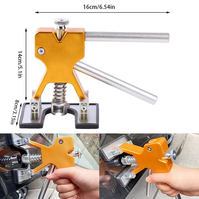 Auto Dent Repair Tools Dent Repair Kit Automotive Paintless Car Body Dent Puller Removal Kits with Glue Puller Tabs for Vehicle Auto Dent Repair Tools Dent Repair Kit Automotive Paintless Car Body Dent Puller Removal Kits with Glue Puller Tabs for Vehicle