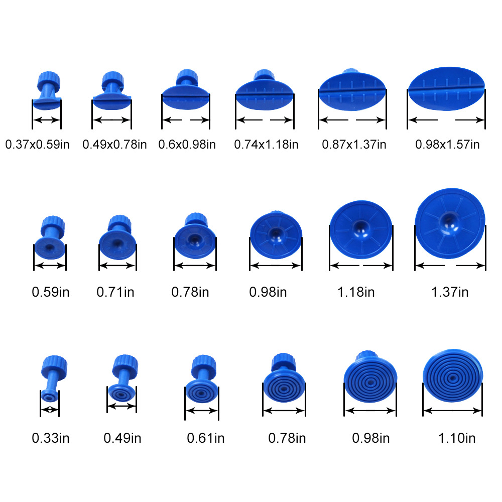 Auto Dent Repair Tools Dent Repair Kit Automotive Paintless Car Body Dent Puller Removal Kits with Glue Puller Tabs for Vehicle