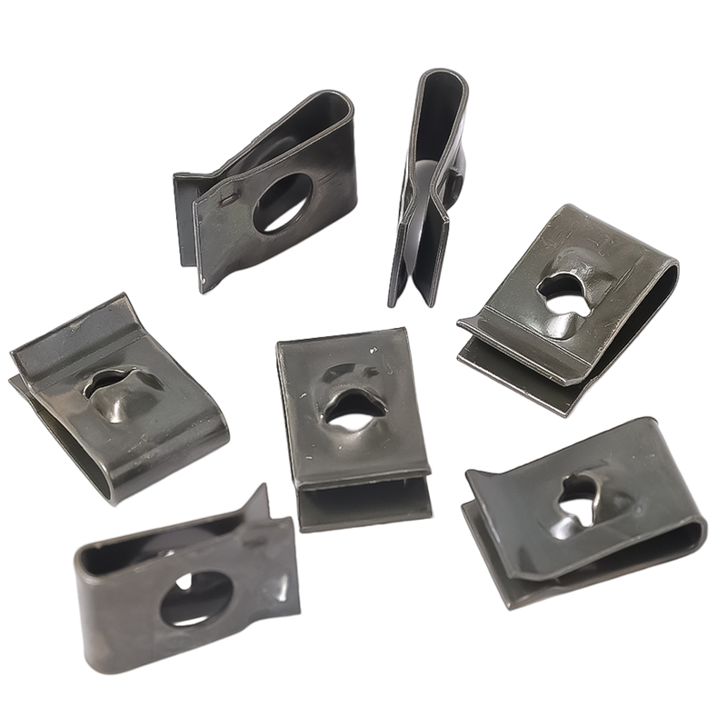 Car Motorcycles Metal Screw Fastener Clips U-Type Clip with Screw Anti-rust Protection Clip Screw Buckle Iron Sheet