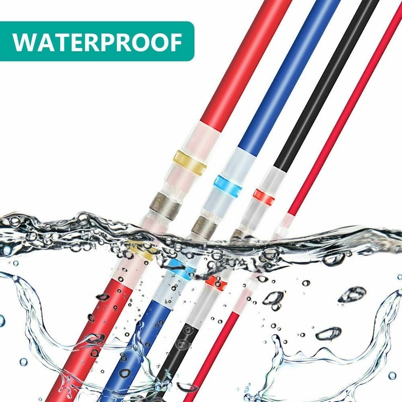 800pcs Solder Seal Wire Connectors Heat Shrink Insulated Electrical Wire Terminals Butt Splice CableCrimp Waterproof Automobile 800pcs Solder Seal Wire Connectors Heat Shrink Insulated Electrical Wire Terminals Butt Splice CableCrimp Waterproof Automobile