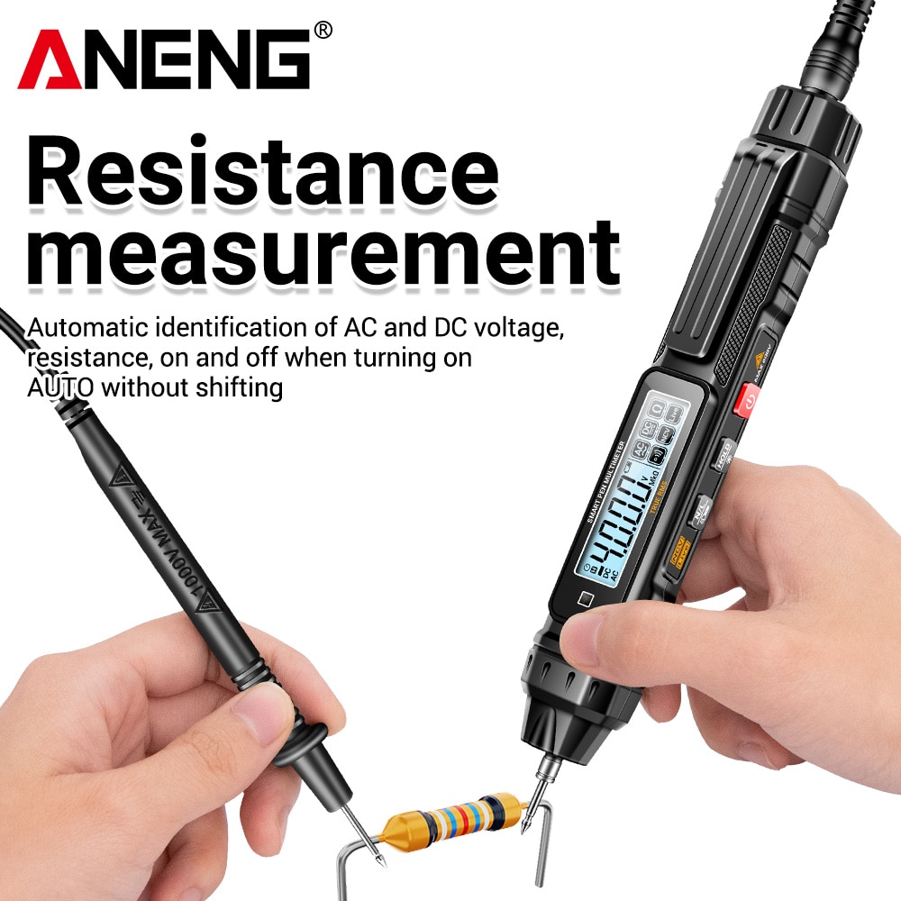 ANENG A3005 Digital Multimeter Pen Type 4000 Counts Professional Meter Non-Contact Auto AC/DC Voltage Ohm Diode Tester For Tool ANENG A3005 Digital Multimeter Pen Type 4000 Counts Professional Meter Non-Contact Auto AC/DC Voltage Ohm Diode Tester For Tool