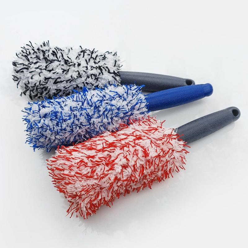 Car Wash Super Brush Plush Premium Wheels Brush Non-Slip Handle Easy To Cleaning Rims Spokes Wheel Barrel Car Accessories Car Wash Super Brush Plush Premium Wheels Brush Non-Slip Handle Easy To Cleaning Rims Spokes Wheel Barrel Car Accessories