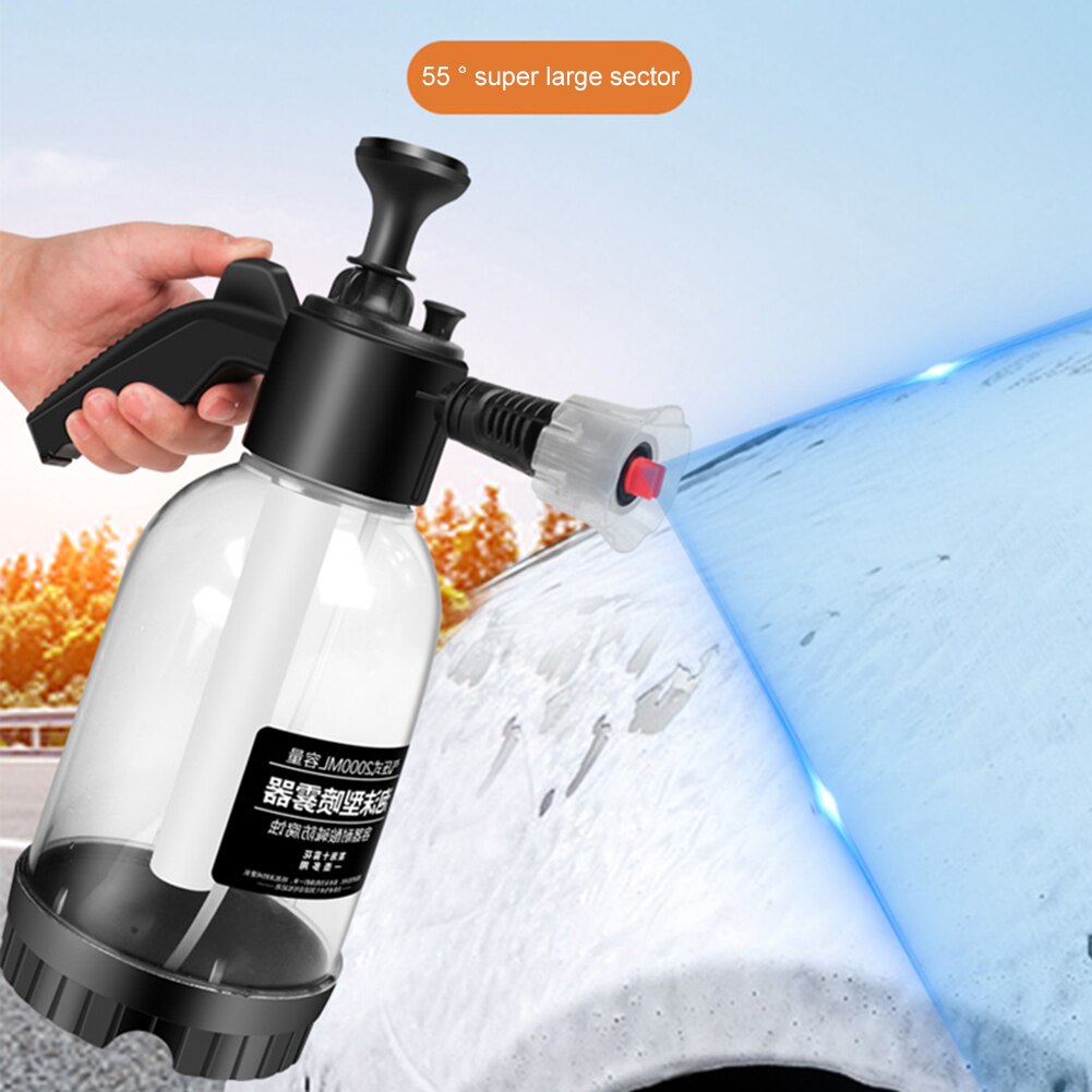 2L Hand Pump Foam Sprayer Car Wash Handheld Foam Watering Can Cannon Snow Foam Car Washer Spray Bottle Auto Cleaning Tool 2L Hand Pump Foam Sprayer Car Wash Handheld Foam Watering Can Cannon Snow Foam Car Washer Spray Bottle Auto Cleaning Tool