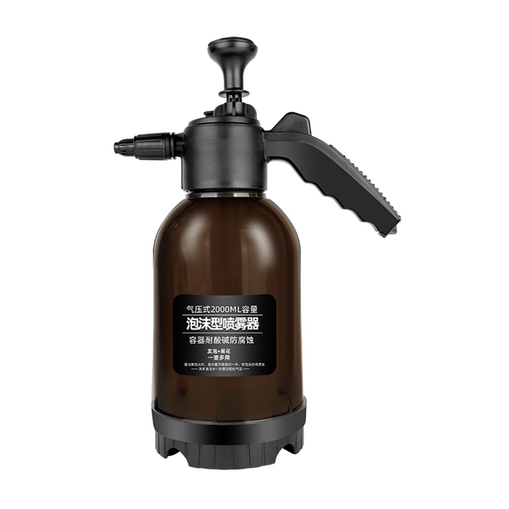 2L Hand Pump Foam Sprayer Car Wash Handheld Foam Watering Can Cannon Snow Foam Car Washer Spray Bottle Auto Cleaning Tool