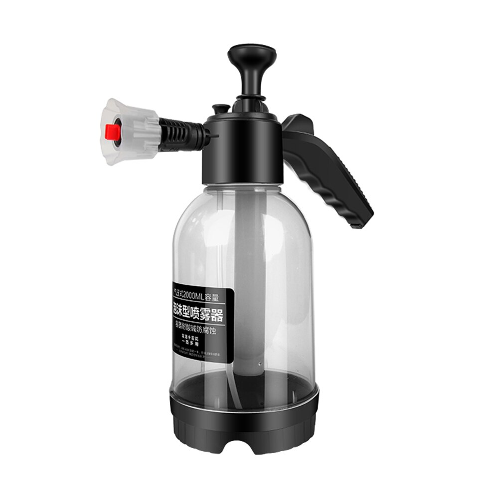 2L Hand Pump Foam Sprayer Car Wash Handheld Foam Watering Can Cannon Snow Foam Car Washer Spray Bottle Auto Cleaning Tool