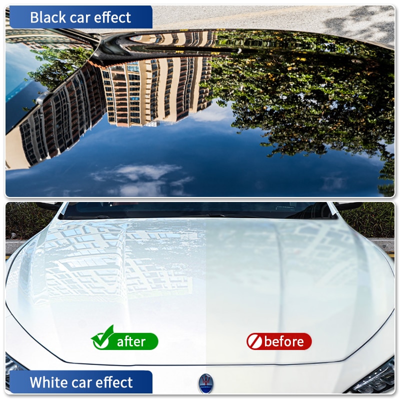 HGKJ S6 Ceramic Coating for Auto Paint Crystal Wax Spray Nano Hydrophobic Liquid Polymer Oleophobic Anti Rain Car Care