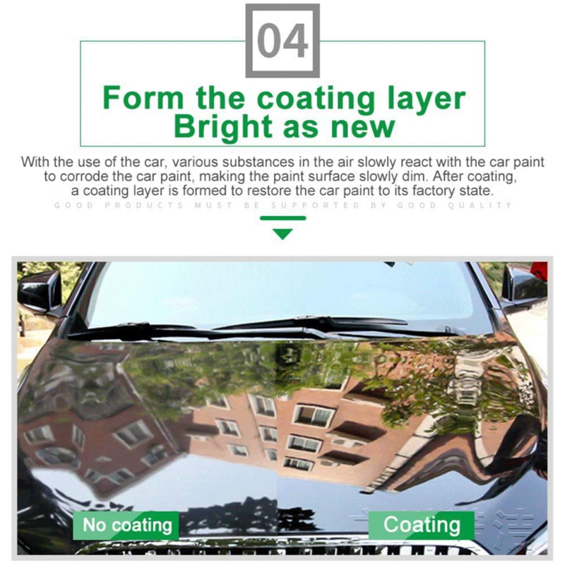 HGKJ S6 Ceramic Coating for Auto Paint Crystal Wax Spray Nano Hydrophobic Liquid Polymer Oleophobic Anti Rain Car Care