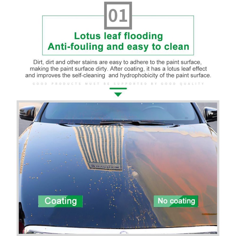 HGKJ S6 Ceramic Coating for Auto Paint Crystal Wax Spray Nano Hydrophobic Liquid Polymer Oleophobic Anti Rain Car Care