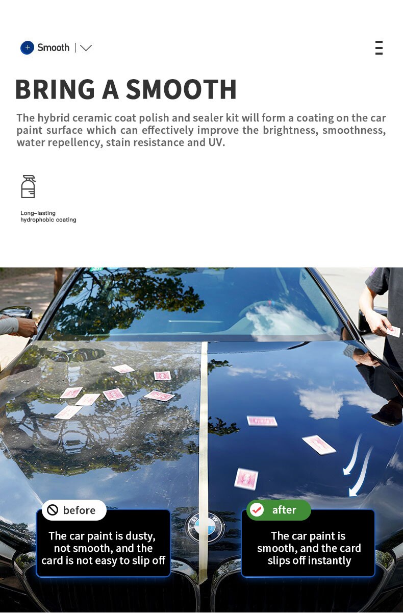 300ML Car Ceramic Coating Wax Liquid Glass Auto Body Polish Paint Hydrophobic Shine Long Lasting Protection Car Product Hgkj S12