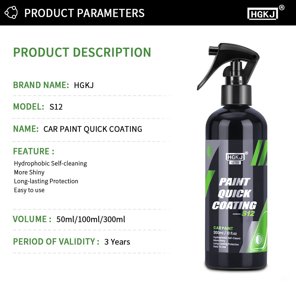 300ML Car Ceramic Coating Wax Liquid Glass Auto Body Polish Paint Hydrophobic Shine Long Lasting Protection Car Product Hgkj S12 300ML Car Ceramic Coating Wax Liquid Glass Auto Body Polish Paint Hydrophobic Shine Long Lasting Protection Car Product Hgkj S12