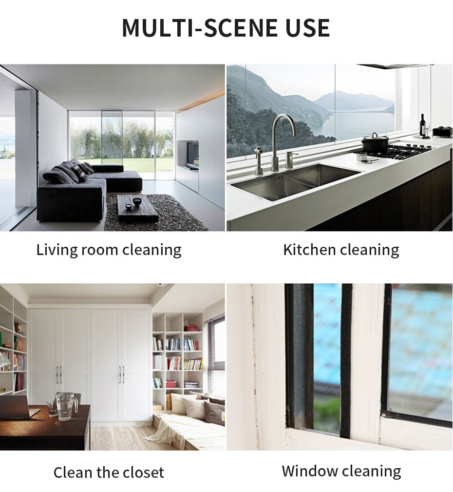SEAMETAL Superfine Fiber Car Duster Suit Retractable Microfiber Car Dust Mop Home Cleaning Dust Removal Brushes Towels Kits