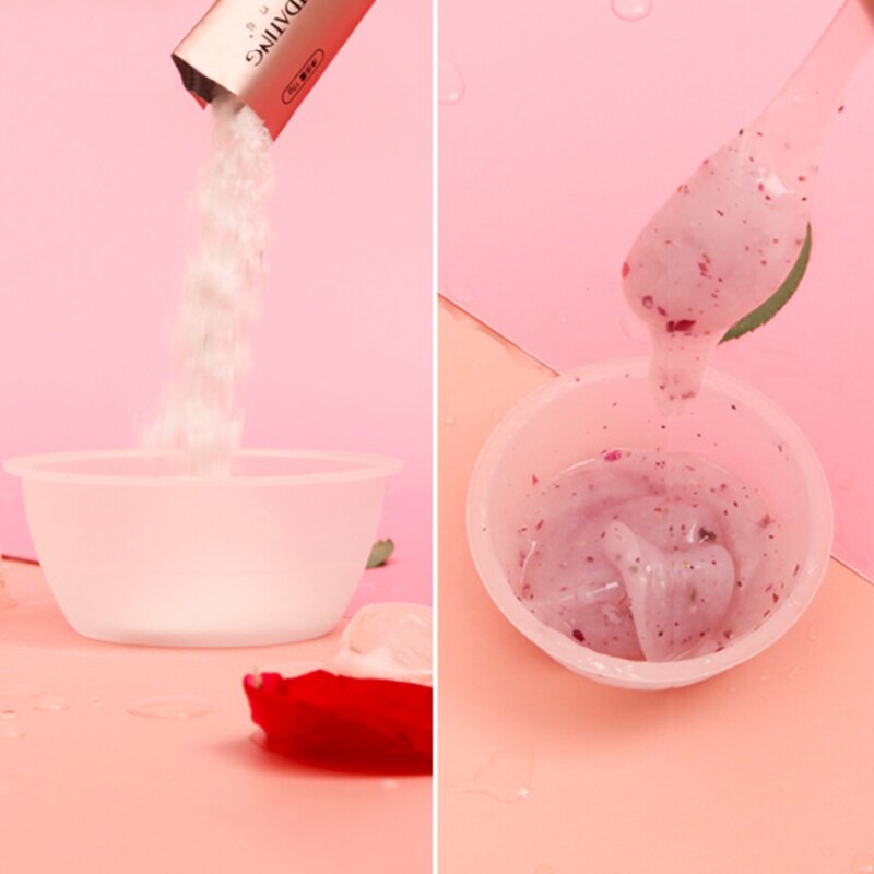Moisturizing Salon SPA Soft Hydro Jelly Mask Powder Face Skin Care Whitening Rose Collagen Peel Off DIY Rubber Facial Jellymask Moisturizing Salon SPA Soft Hydro Jelly Mask Powder Face Skin Care Whitening Rose Collagen Peel Off DIY Rubber Facial Jellymask