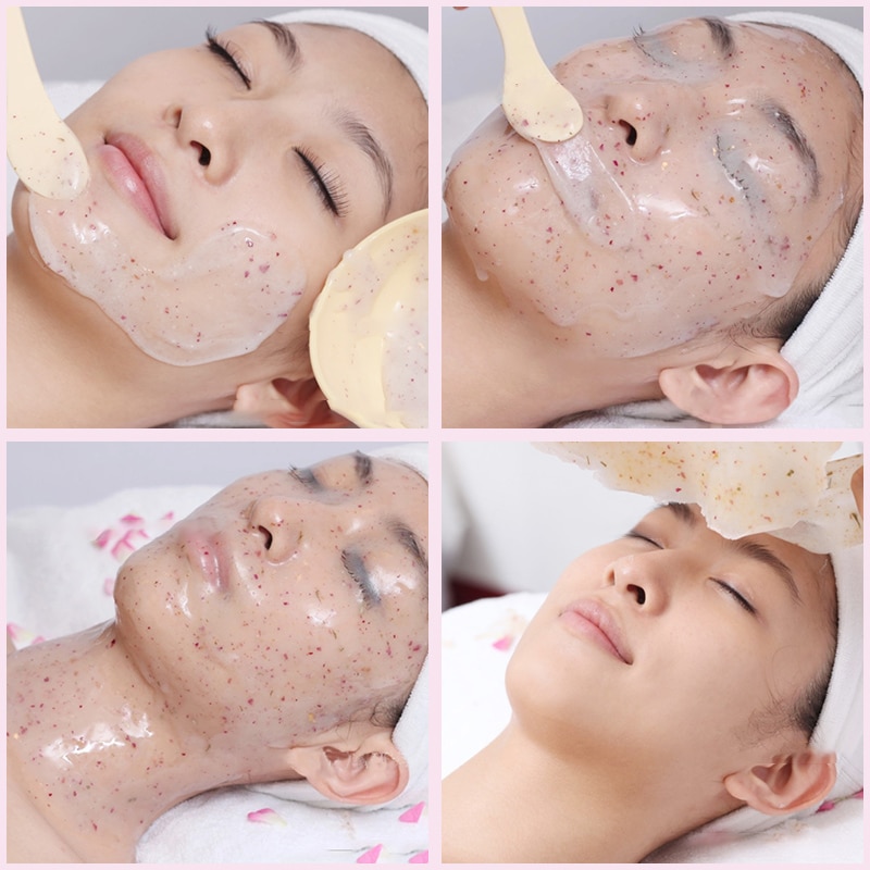 Moisturizing Salon SPA Soft Hydro Jelly Mask Powder Face Skin Care Whitening Rose Collagen Peel Off DIY Rubber Facial Jellymask Moisturizing Salon SPA Soft Hydro Jelly Mask Powder Face Skin Care Whitening Rose Collagen Peel Off DIY Rubber Facial Jellymask