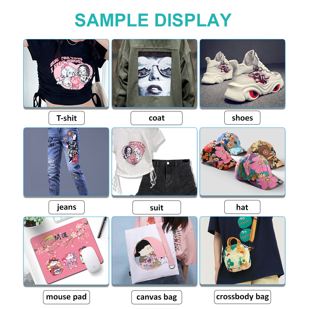 A4 DTF Printer for Epson L805 DTF Printer Bundle PET Film Direct Transfer Film A4 DTF Printing Machine for T shirt All Fabric A4 DTF Printer for Epson L805 DTF Printer Bundle PET Film Direct Transfer Film A4 DTF Printing Machine for T shirt All Fabric