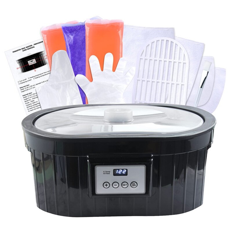 Paraffin Wax Machine for Hand and Feet 5000ml Paraffin Wax Bath Paraffin Wax Warmer Moisturizing Kit LCD Display for Arthritis