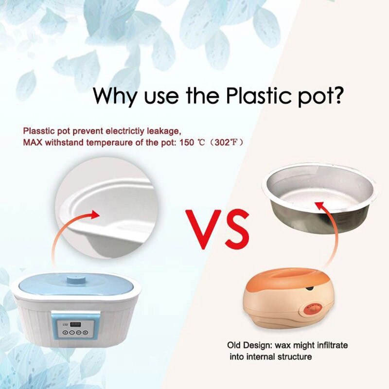 Paraffin Wax Machine for Hand and Feet 5000ml Paraffin Wax Bath Paraffin Wax Warmer Moisturizing Kit LCD Display for Arthritis