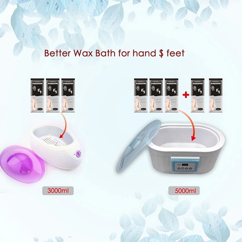 Paraffin Wax Machine for Hand and Feet 5000ml Paraffin Wax Bath Paraffin Wax Warmer Moisturizing Kit LCD Display for Arthritis Paraffin Wax Machine for Hand and Feet 5000ml Paraffin Wax Bath Paraffin Wax Warmer Moisturizing Kit LCD Display for Arthritis