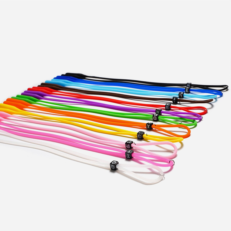 1/3PCS Silicone Glasses Strap Anti-Slip Sports Eyeglasses Sunglasses Rope Neck Cord Eyewear Lanyard Glasses Chain