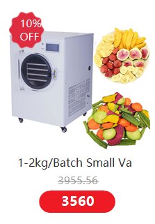 Small Machine Home Dryer Mini Food Vacuum Freeze Drying Machine Home Use Vegetable Freezer Dryer With Pump For Sale