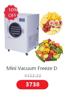 Small Machine Home Dryer Mini Food Vacuum Freeze Drying Machine Home Use Vegetable Freezer Dryer With Pump For Sale