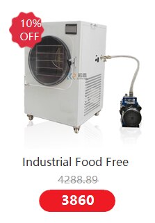 Small Machine Home Dryer Mini Food Vacuum Freeze Drying Machine Home Use Vegetable Freezer Dryer With Pump For Sale