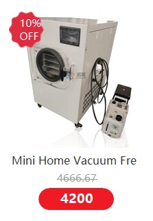Small Machine Home Dryer Mini Food Vacuum Freeze Drying Machine Home Use Vegetable Freezer Dryer With Pump For Sale