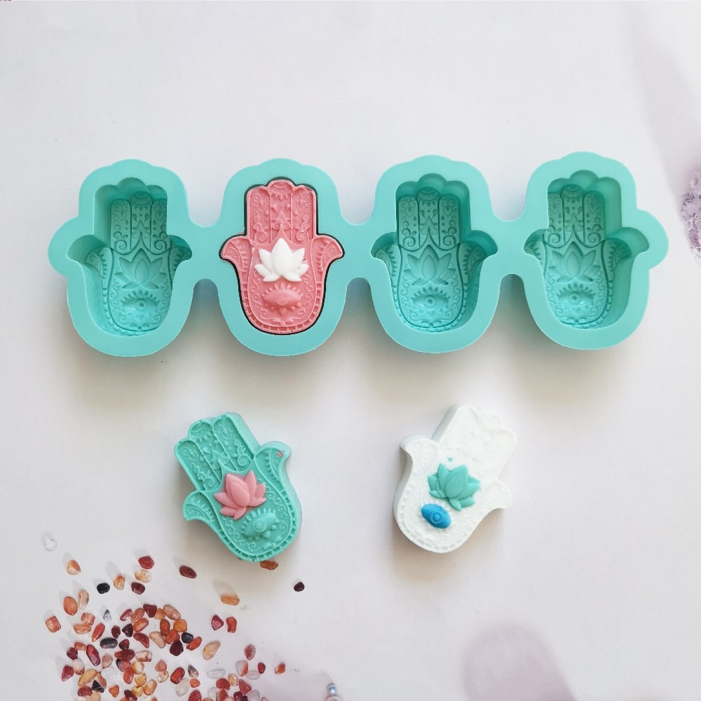 3D Lotus Bergamot Flower Handmade Soap Silicone Mold DIY Hand of Fatima Cake Mould Candle Crystal Epoxy Mold Cake Decoration 3D Lotus Bergamot Flower Handmade Soap Silicone Mold DIY Hand of Fatima Cake Mould Candle Crystal Epoxy Mold Cake Decoration