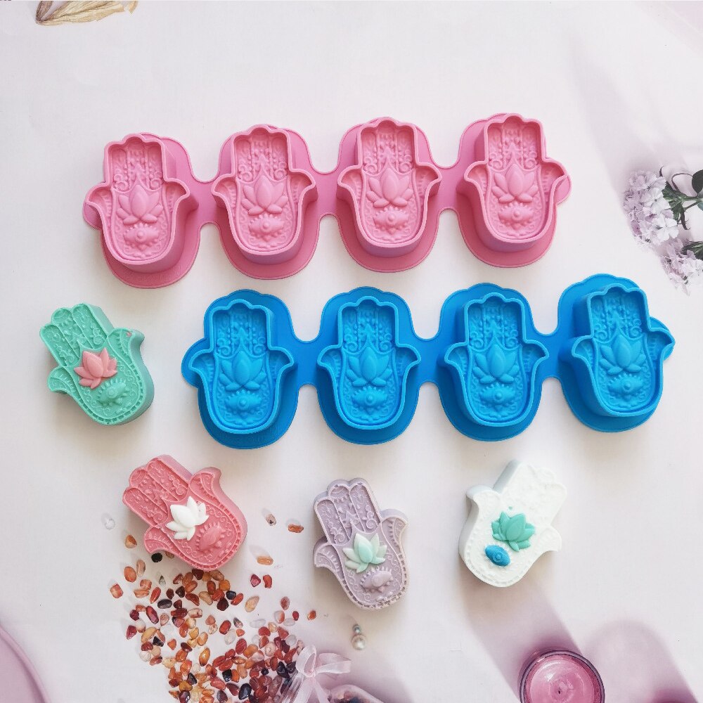 3D Lotus Bergamot Flower Handmade Soap Silicone Mold DIY Hand of Fatima Cake Mould Candle Crystal Epoxy Mold Cake Decoration 3D Lotus Bergamot Flower Handmade Soap Silicone Mold DIY Hand of Fatima Cake Mould Candle Crystal Epoxy Mold Cake Decoration